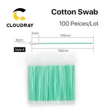 Cloudray 100 개/몫 크기 70mm 121mm 부직포 면봉 깨끗한 초점 렌즈 및 보호 창용 방진, 03 Style C 100mm