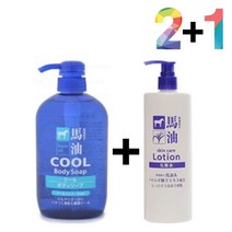 쿨 바디워시 등드름 클렌징 모공 각질 제거 가드름 미끌거림없는 히알 스킨[소무나], 쿨바디워시(파랑) 2개_마유율무스킨500 1개