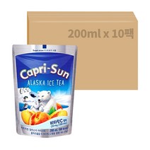 농심 카프리썬 알라스카 아이스티, 200ml, 10개