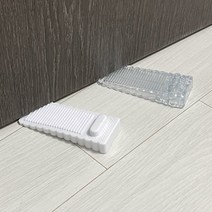 방문 닫힘방지 슬림 실리콘 바닥 고정 도어스토퍼, 상품선택, 투명