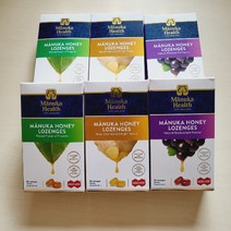 마누카헬스 마누카허니 로젠지 MGO400+ 3종, 레몬&진저, 1개, 65g