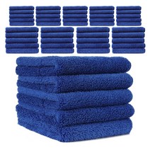 모던리빙 파워극세사 행주 두꺼운 2겹 ( 파랑 25x30 cm ), 50장