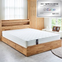 [수정의료기] 큐브 황토볼원적외선 온열매트리스 침대 퀸, 선택안함, 매트리스