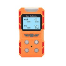 독립적 인 가스 감지기 센서 LCD 디지털 산업 분석기 CH4 CO H2S O2 중독 경보 화재 보안, 02 B Gas Detector