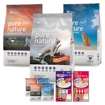 퓨어네이쳐 캣 치킨 연어 2kg +챠오츄르2개+샘플사료 사은품, 1개