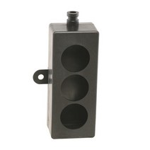 화성고무 콘센트커버 접지형 3구-흑색 8050773