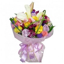 장미20송이꽃다발34 축하 생일 어버이날 프로포즈, 케이크(중)