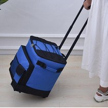 다세코 캠핑용 보온백 피크닉가방 쿨러백 보냉백 카트형 아이스박스43L, 상세페이지 참조
