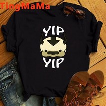 아바타 물의길 피규어 용품 아바타 The Last Airbender T 셔츠 여성 Appa Tshirt Funny atar Graphic Te, 10 90967_06 XL