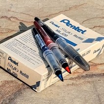o 펜텔 수성펜 트라디오 TRJ50 리필심 1다스(12자루) _ Dol093EA, 블랙, 본상품선택