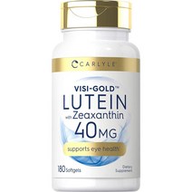 칼라일 비지골드 루테인 VISI GOLD LUTEIN 40MG 제아잔틴 Zeaxanthin 180개입