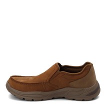 수제화 정장구두 스웨이드로퍼 Skechers 남성용 아치 핏 Motley HUST 슬리퍼 사막.