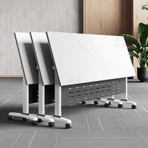 2인용 강의실 책상 테이블 교육용 간이테이블 폴딩책상 면접 회의 세미나, 01. 120x40x75