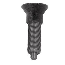 Kipp 03093-21004AK Steel Indexing Plungers Without Collar and Extended Locking Pin G Style Locking, 1, 40.5 mm Length, 5/16-24 Threa