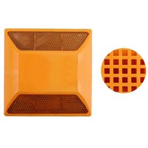 도로표지병 지중등 표지병 경고등 스마트 경계등 반사형, 두꺼운 플라스틱  이중 화이트