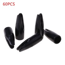 화살표 샤프트를위한 ​​60 pcs 8mm 양궁 카본 유리 파이버 보우 플라스틱 노크 t