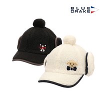 블루드레이크 여성 방한 털 귀마개 모자 DLC0FWWCA02, Free, 블랙