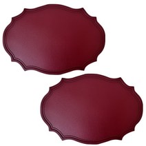 율라라 테이블 매트 2p, 레드, 43 X 30cm