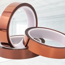 PK글로벌 전자부품 캡톤 테이프 다용도 방열 테이프 산업 필수품!, 브라운, 10mm, 1개입