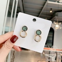 에르모사제이미 JE027 패션 귀걸이 은침 데일리 이어링 링귀걸이