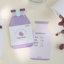 앤썸 귀여운 인스 이형 음료 종이 페이퍼 메모지 배경지 30매 다꾸 AS014, 코코아 우유