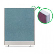 가구샘 PVC 파티션 H1800 원톤 밝은프레임 OG1052, H1800xW900/PW503