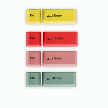 엠스톤 2키 ESC + Enter 체리 포인트 키캡, 일반형, 세이지그린