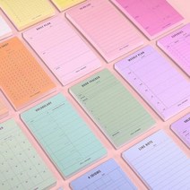 플랜 메모 패드 학생 사무실 업무 일정 관리 메모지, 타입:14.그날의책, 단품