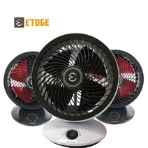 엣지코프DC 토네이도 에어 써큘레이터 E6 탁상용선풍기, EUC-MWRE15(레드)