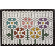 현관코일매트 매장 사무실 모자이크 안녕하세요 홈 도어 매트 카펫 거실 주방 방진 PVC 안티-슬립 입구 문, 09 I_02 60x120cm