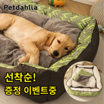 펫달리아 강아지 소파 쇼파 빈백 애견 대형견 침대 집 특대형 리트리버, 옵션01 커버분리