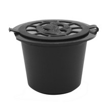 커피머신 자동 재사용 가능한 네스프레소 커피 캡슐 컵 재충전 용 리필 필터 주방 Coffeeware 액세서리, 01 Black