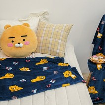 카카오프렌즈 밍크 소프트 담요(75x100)_라이언