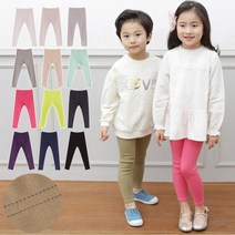 플레이몰 아동 소프트 면스판 레깅스
