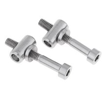 STK 2pcs 자전거 고정 볼트 티타늄 M5x30 // 35/40mm 안장 고정 나사 산악 도로 자전거, 티타늄 컬러 M5x35, 티타늄 합금