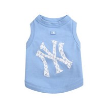 반려 동물 멍멍이 야홍이 옷 MLB 공식 반려동물 복고노화 조끼 강아지 옷 패션 캐주얼 21년 봄가을 PET2 00202985, XL, 뉴욕 메츠 스카이 블루D