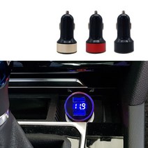 D21 자동차 시거잭 볼트게이지 2구소켓 충전기, 쿠팡 2구소켓 충전기골드