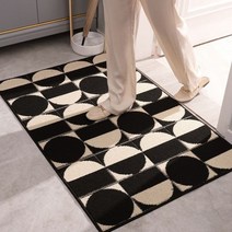 폴리 프로필렌 가정으로 바닥 매트 가정용 도어 내마모성 먼지 제거 미끄럼 라이트 럭셔리 카펫, 80x100cm, A