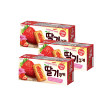 롯데 딸기쿠키 230g, 3개