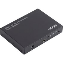 HDMI 분배기 1:4 멀티비전 비디오월 여러개의 화면을 하나의 화면처럼 FHD 60Hz 출력 오디오미지원 메모리기능 마지막 설정상태 유지