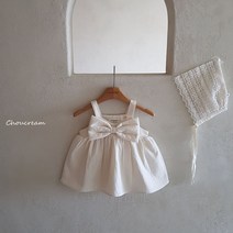 빅리본미니원피스 봄 베이비옷 100일촬영 아기 돌