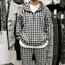 남자 아노락세트 트레이닝 후드 트레이닝 세트 런닝복 땀복