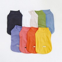 유앤펫 강아지옷 심플 베이직 컬러 티셔츠(5XL~7XL), 챠콜
