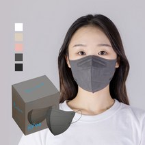 트리엔 에버렉스 새부리형 마스크 KF94 소형 중형 대형 개별 포장 숨쉬기 편한 마스크, 06.트리엔 KF94 베이지 대형 100매