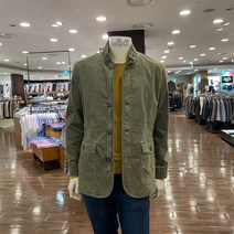 트레몰로 (주)세정 남성 21 F/W 가먼트 워싱 카키베이지 면 혼방 코듀로이 느낌 변형 사파리 점퍼 자켓 TRNKAXF8381 -7881 + 인디안 신사양말 증정