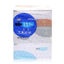 코디 행복이 톡톡톡 천연펄프 각티슈 2겹 200매, 3개입, 1팩