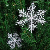 (주)아트인 반짝이 눈꽃장식(3p), 대