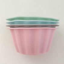 베이킹 틀 실리콘 케이크 4p 빵 머핀, 상품선택, 파스텔