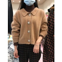 유로컬렉션 밍크코트 핸드메이드 반코트 후드 숏 밍크코트 캐시미어 알파카 숙녀 여성 패션 짧은 스타일 보라색 털이 밍크 캐시미어 니트 긴팔 카디건 앙고라 토끼 모피 자켓 코트