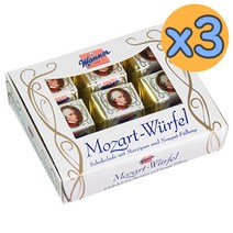 마너 모짜르트 모차르트 초콜릿 큐브 오스트리아 120g x 3